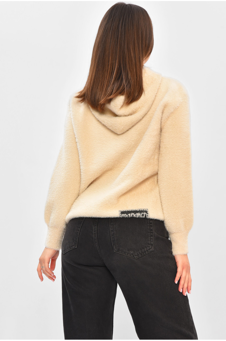 Худі жіноче альпака бежевого кольору 0012 188954