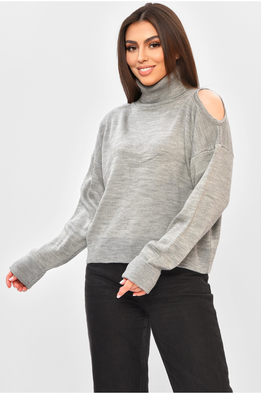 Светр жіночий сірого кольору 14181 188959