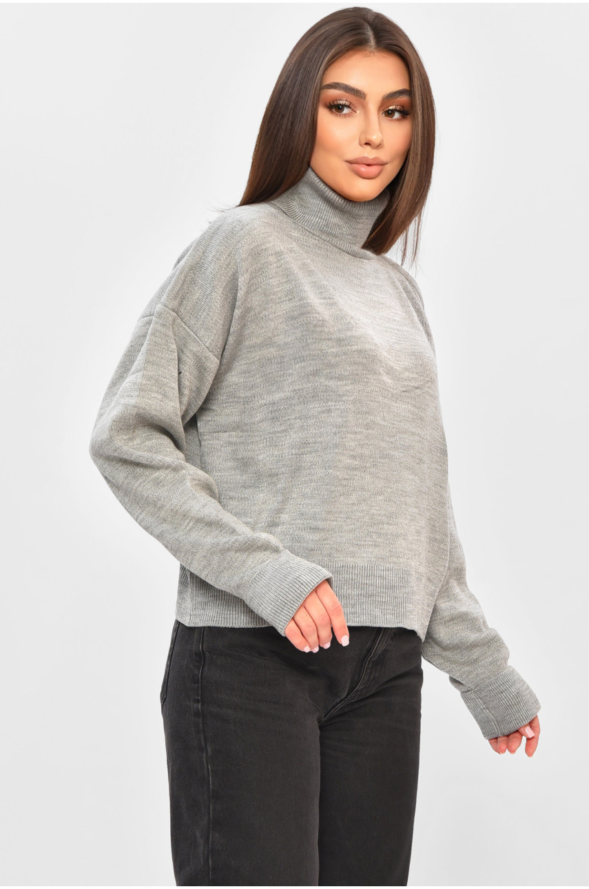 Светр жіночий сірого кольору 14181 188959
