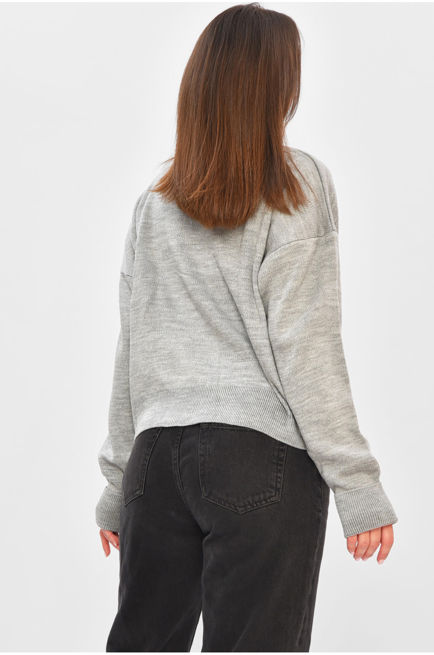 Светр жіночий сірого кольору 14181 188959