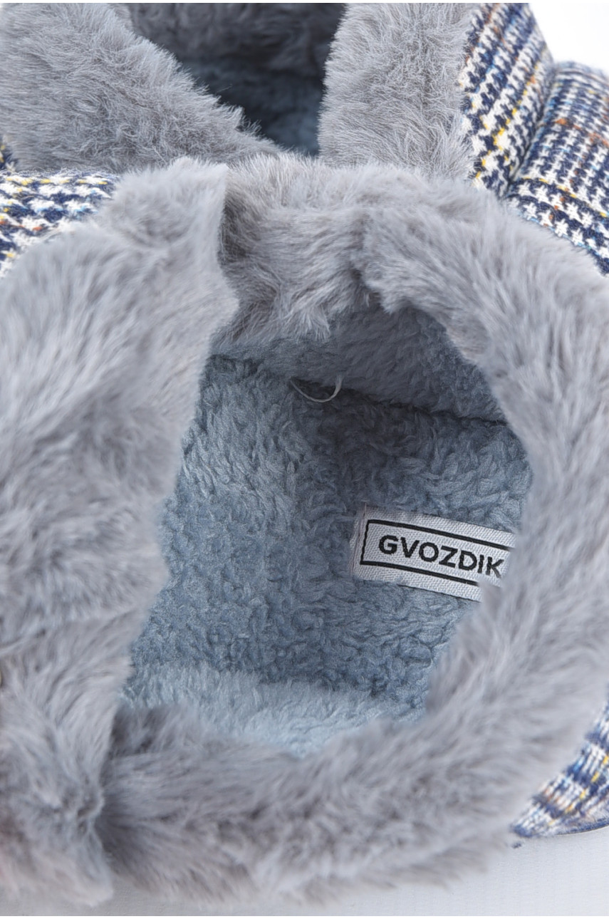 Капці кімнатні чуні чоловічі синього кольору U-14 188962