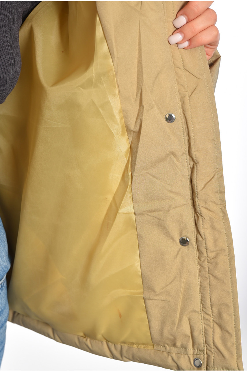 Куртка жіноча демісезонна оливкового кольору 1301 188987