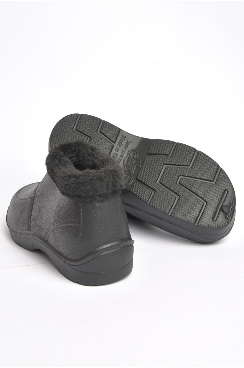 Калоші чоловічі на хутрі чорного кольору ГП-33 188999