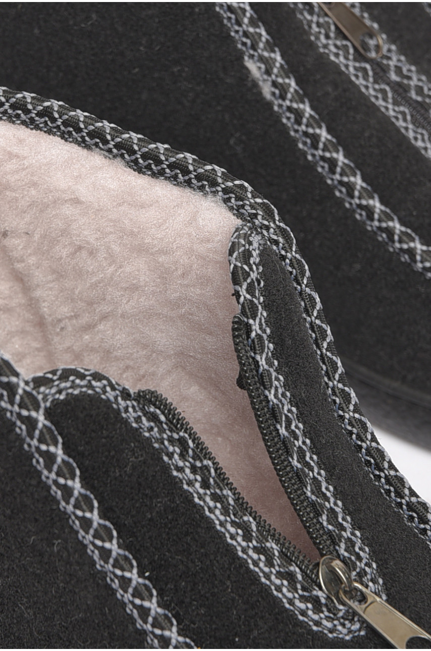 Бурки чоловічі на хутрі чорного кольору 05 189019