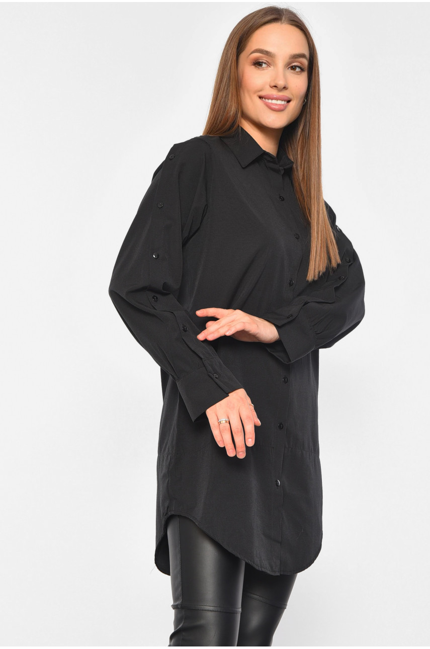 Рубашка женская черного цвета 1201 189038 Рубашка женская черного цвета 1201 189038