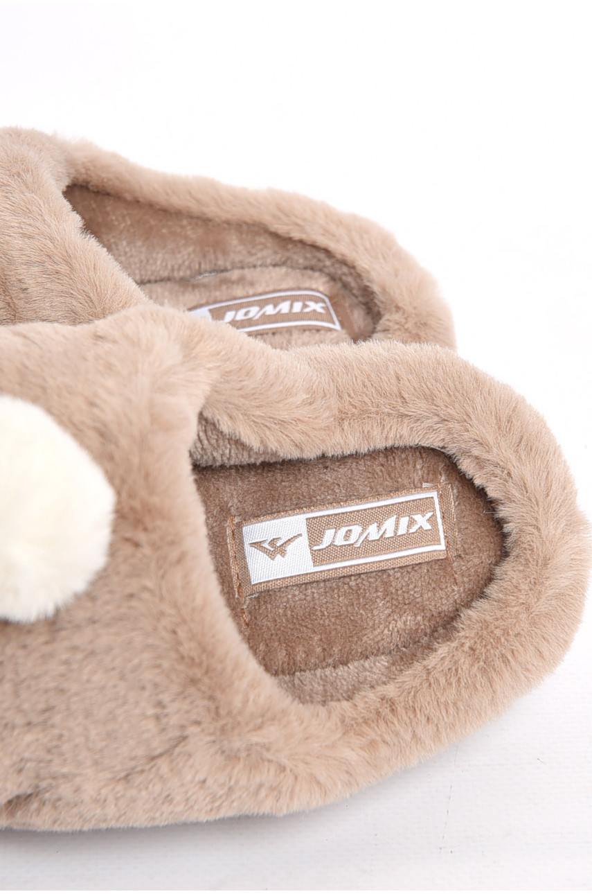 Капці дитячі бежевого кольору на хутрі MB-0494 189047