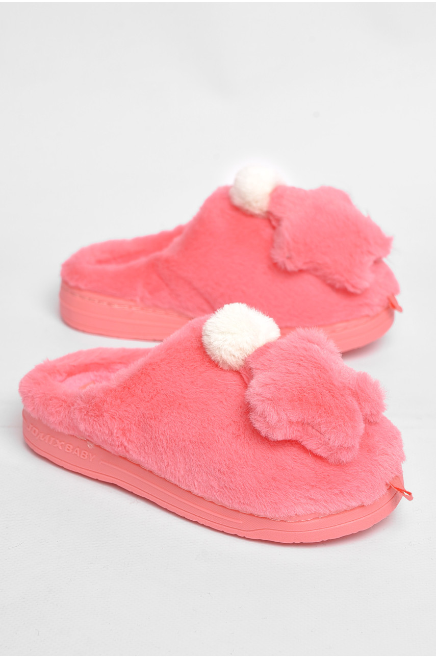 Капці дитячі рожевого кольору з хутром MB-0494 189051