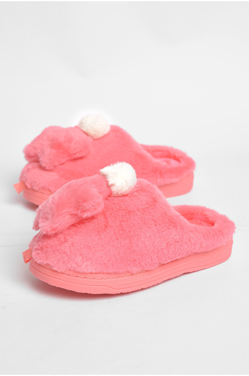 Капці дитячі рожевого кольору з хутром MB-0494 189051