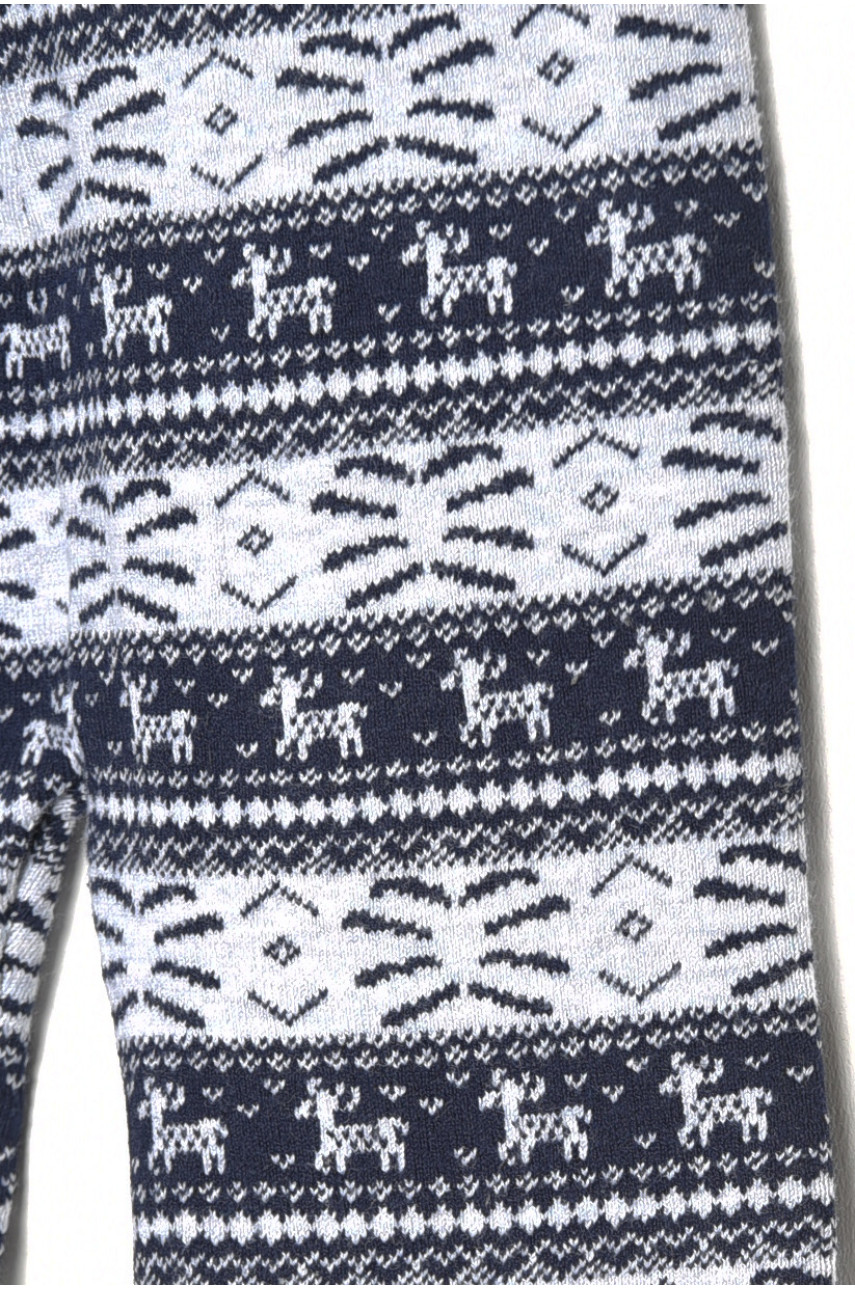 Лосины детские демисезонные для девочки темно-синего цвета 13137S 189074 Лосины детские демисезонные для девочки темно-синего цвета 13137S 189074