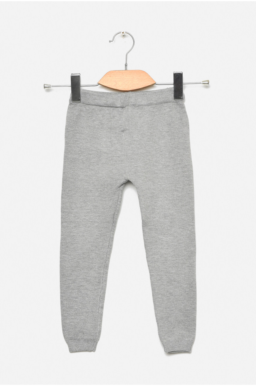 Лосіни дитячі демісезонні для дівчинки світло-сірого кольору 5009М 189117 Лосіни дитячі демісезонні для дівчинки світло-сірого кольору 5009М 189117