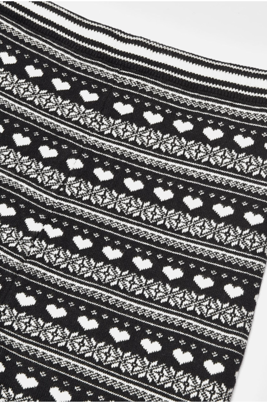 Лосины детские демисезонные для девочки черного цвета В621S 189140 Лосины детские демисезонные для девочки черного цвета В621S 189140