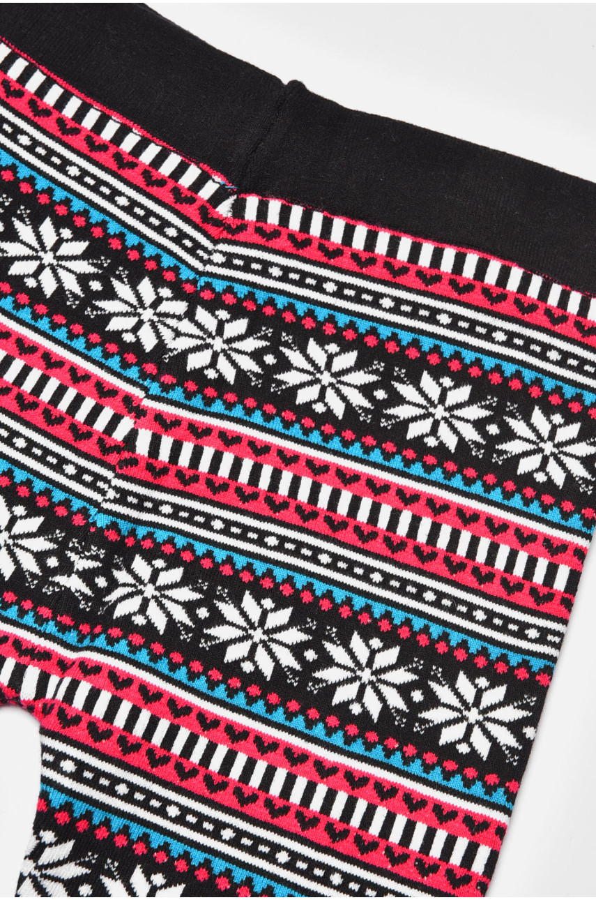 Лосины детские демисезонные для девочки черного цвета В1037 189147 Лосины детские демисезонные для девочки черного цвета В1037 189147