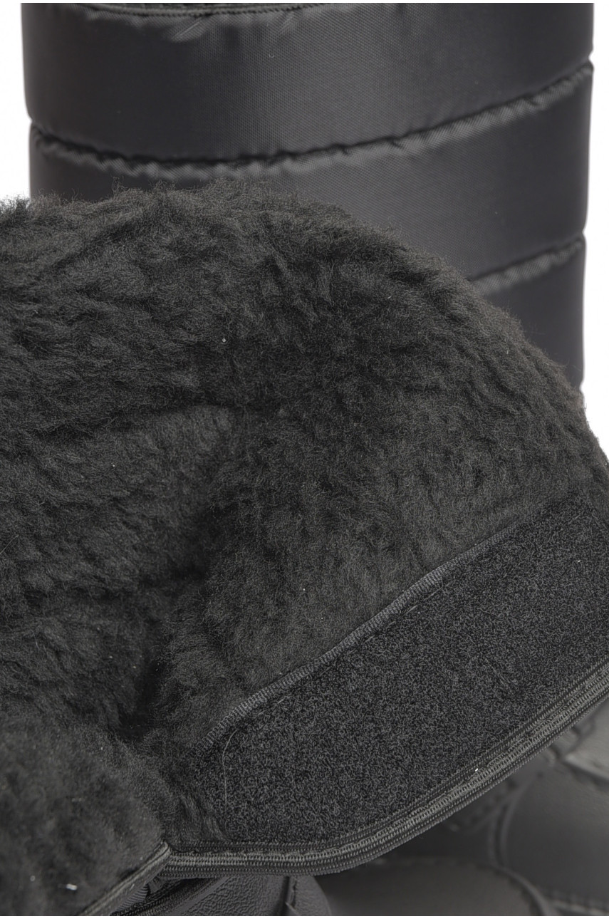 Дутики мужские пена на  меху черного цвета СМ-4 189148