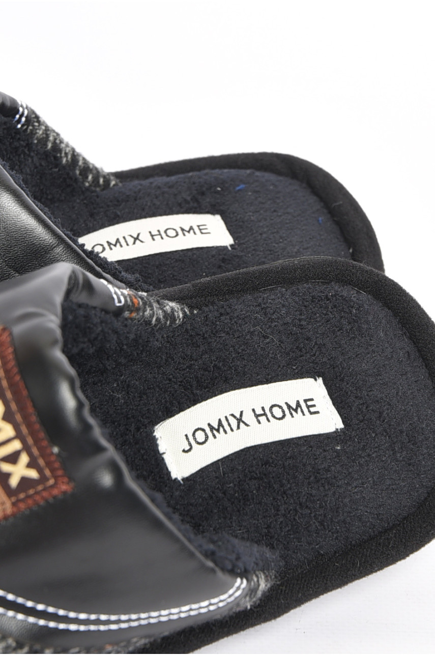 Тапочки комнатные мужские чёрного цвета MU-8605 189149 Тапочки комнатные мужские чёрного цвета MU-8605 189149