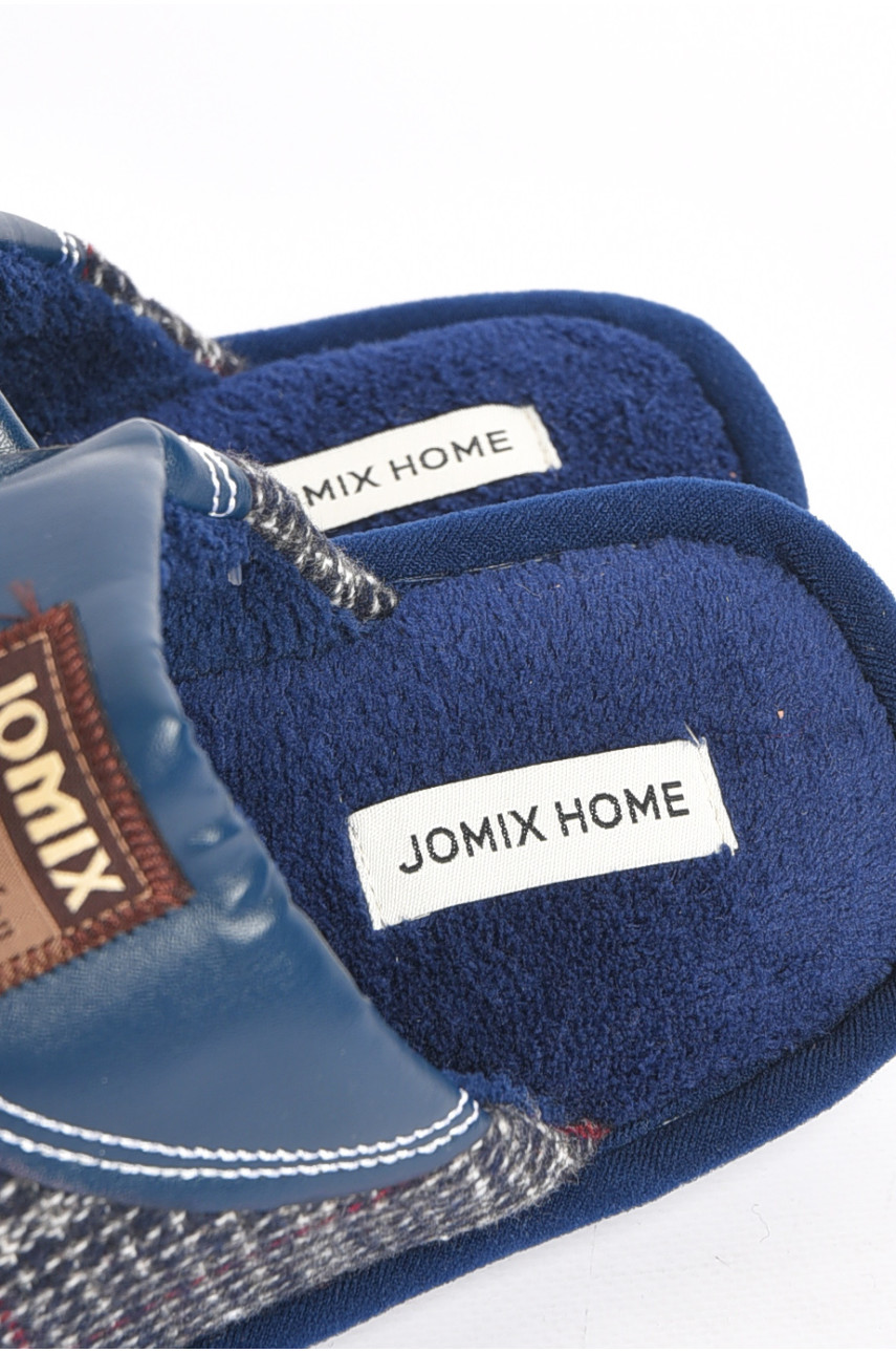 Тапочки комнатные мужские тёмно-синего цвета MU-8604 189151