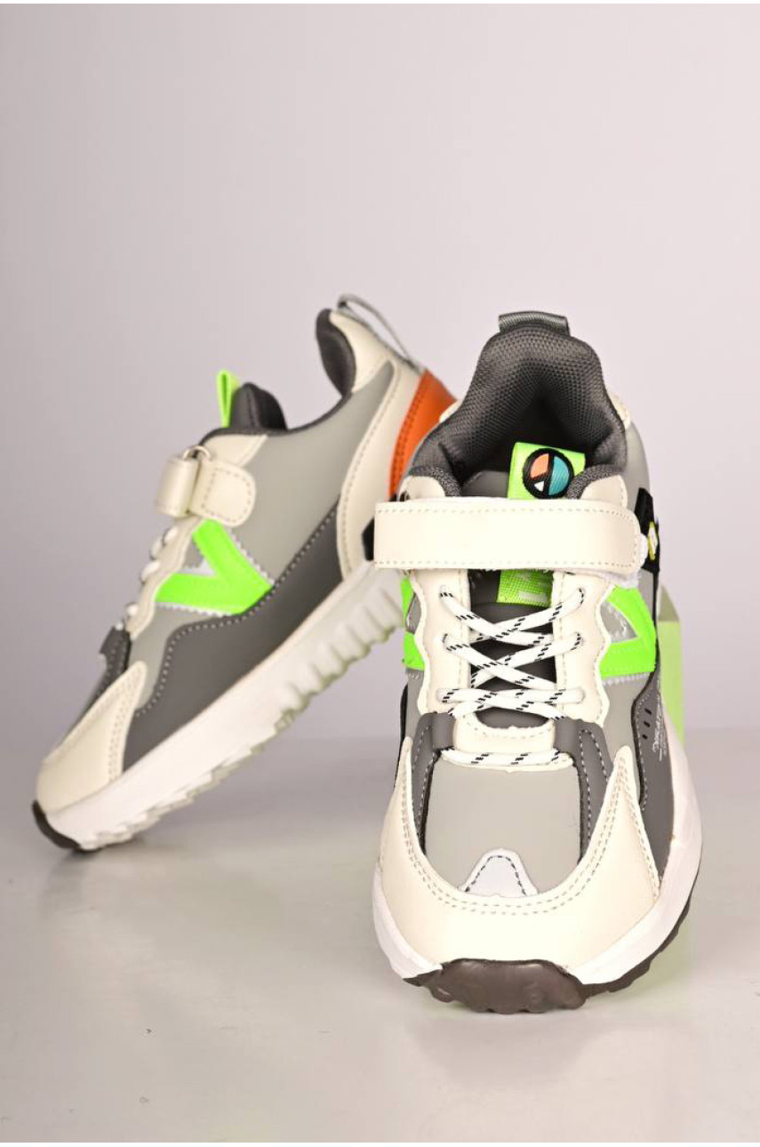 Кроссовки детские демисезонные серого цвета JZ2105-2 189181 Кроссовки детские демисезонные серого цвета JZ2105-2 189181