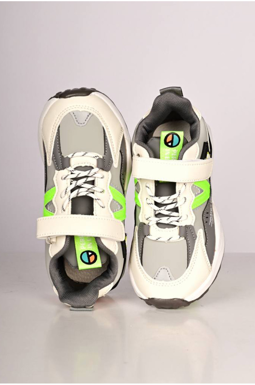 Кроссовки детские демисезонные серого цвета JZ2105-2 189181 Кроссовки детские демисезонные серого цвета JZ2105-2 189181