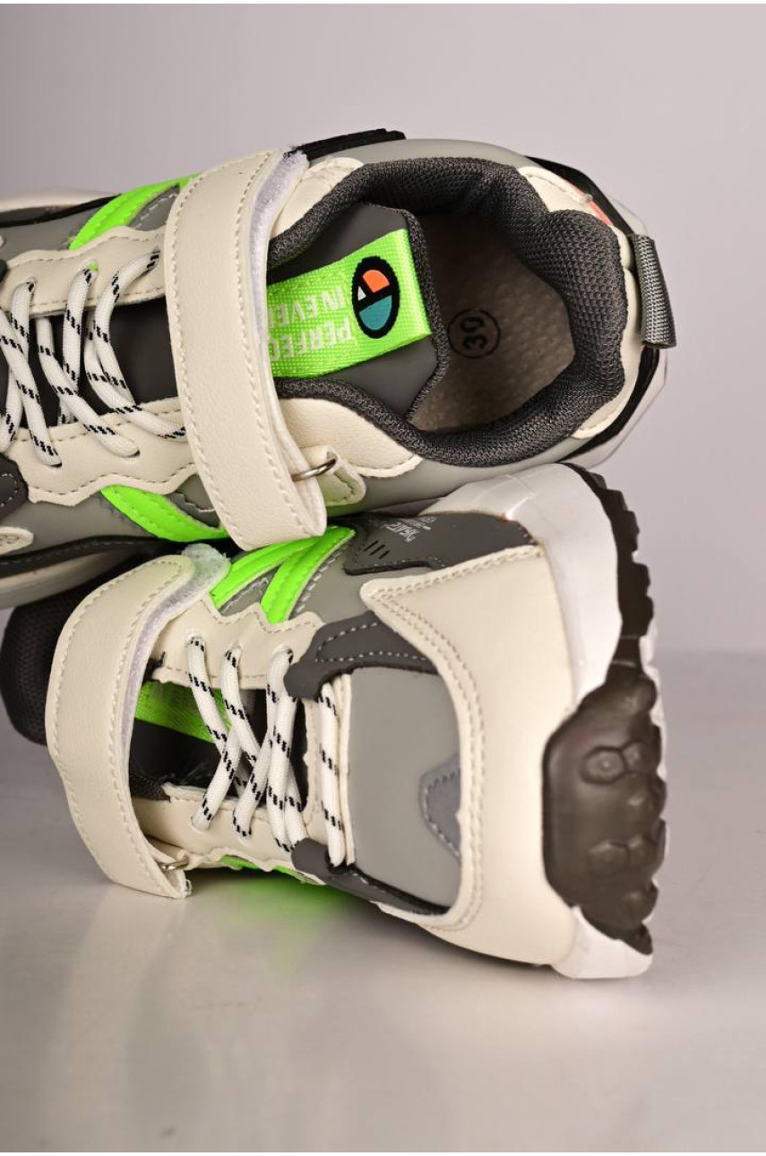 Кроссовки детские демисезонные серого цвета JZ2105-2 189181 Кроссовки детские демисезонные серого цвета JZ2105-2 189181