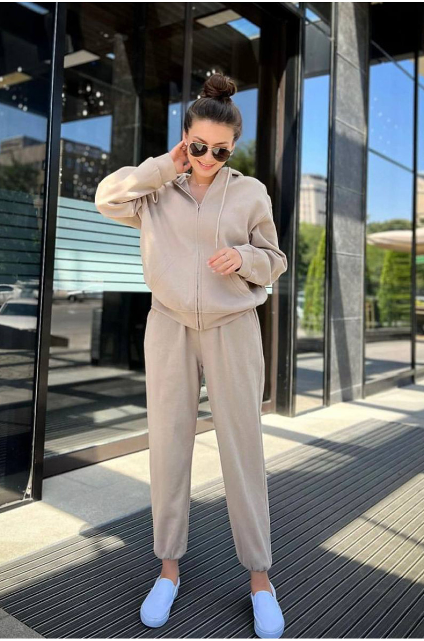 Спортивный костюм женский пудрового цвета 1016 189200 Спортивный костюм женский пудрового цвета 1016 189200