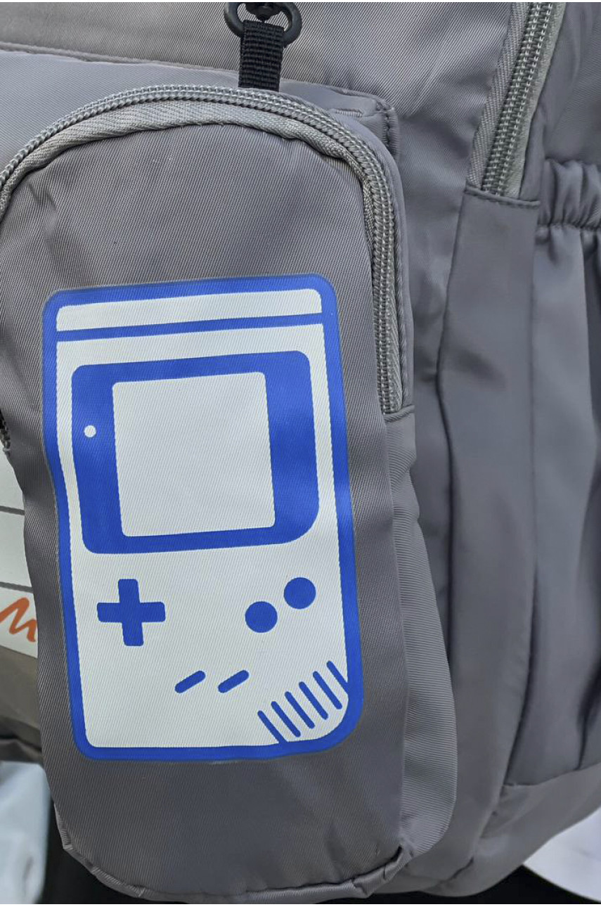 Рюкзак підлітковий для хлопчика сірого кольору 1761 189228