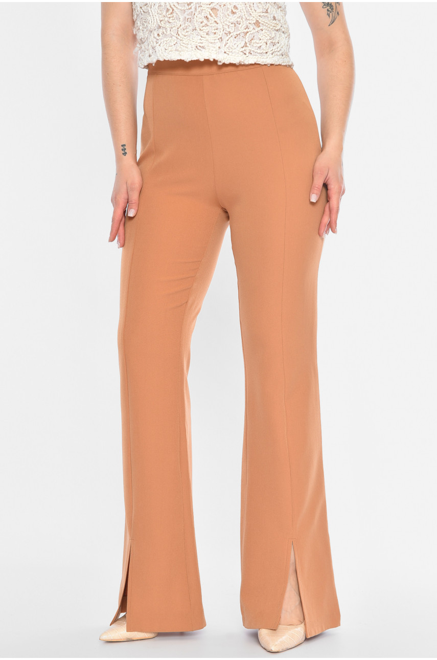 Брюки жіночі світло-коричневого кольору 4844 189252
