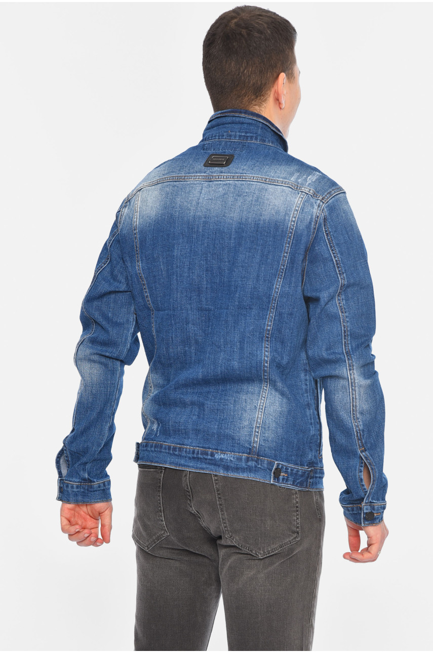 Джинсівка чоловіча синього кольору 730 189271