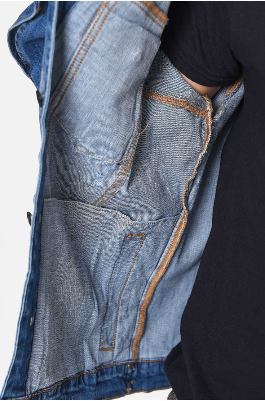 Джинсівка чоловіча синього кольору 730 189271