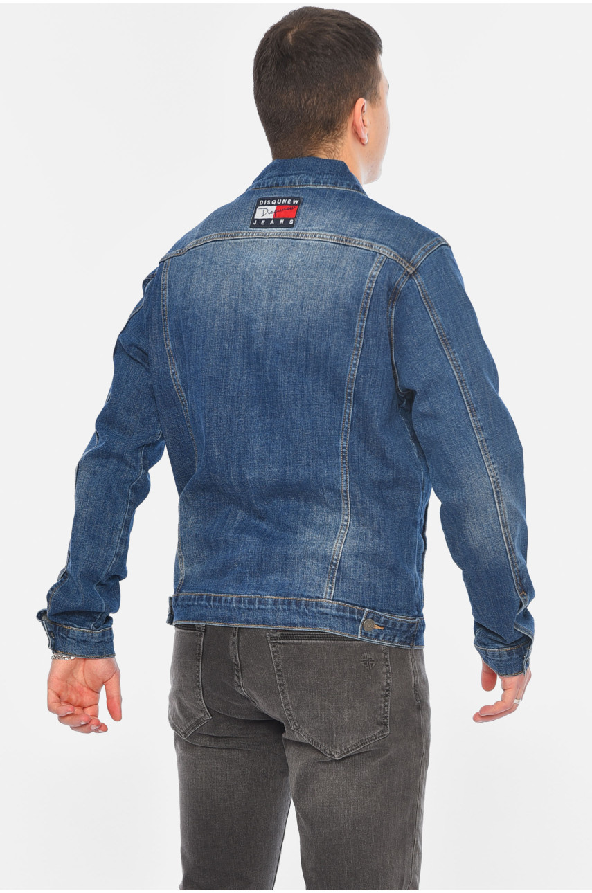 Джинсівка чоловіча синього кольору 726 189272