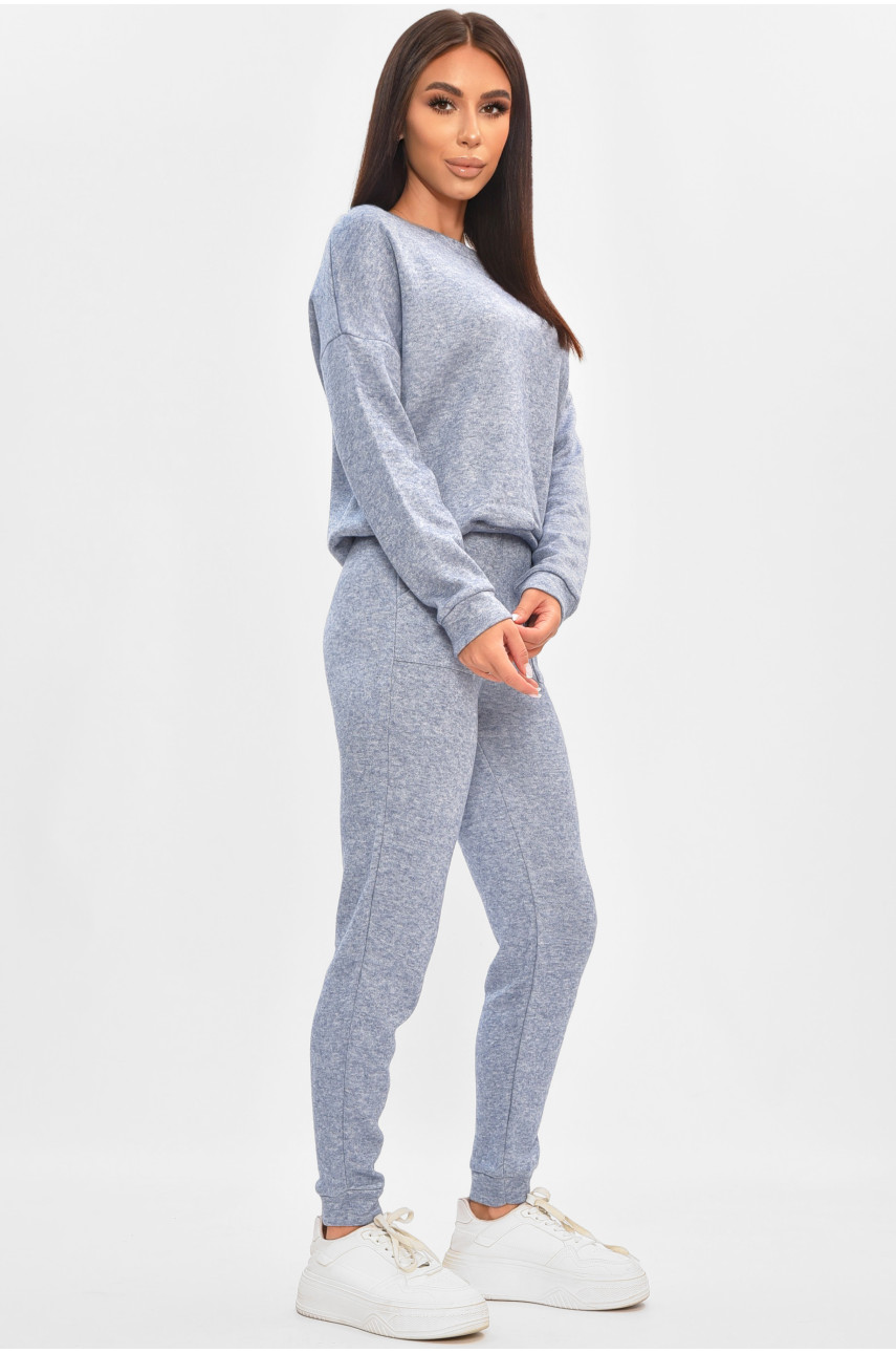 Спортивний костюм жіночий ангоровий блакитного кольору 189282
