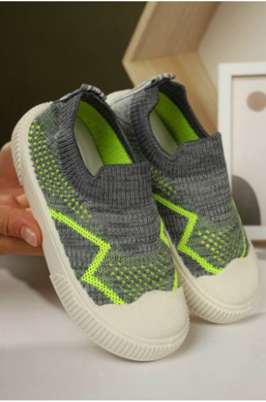 Мокасини дитячі сірого кольору 7516-4 189330