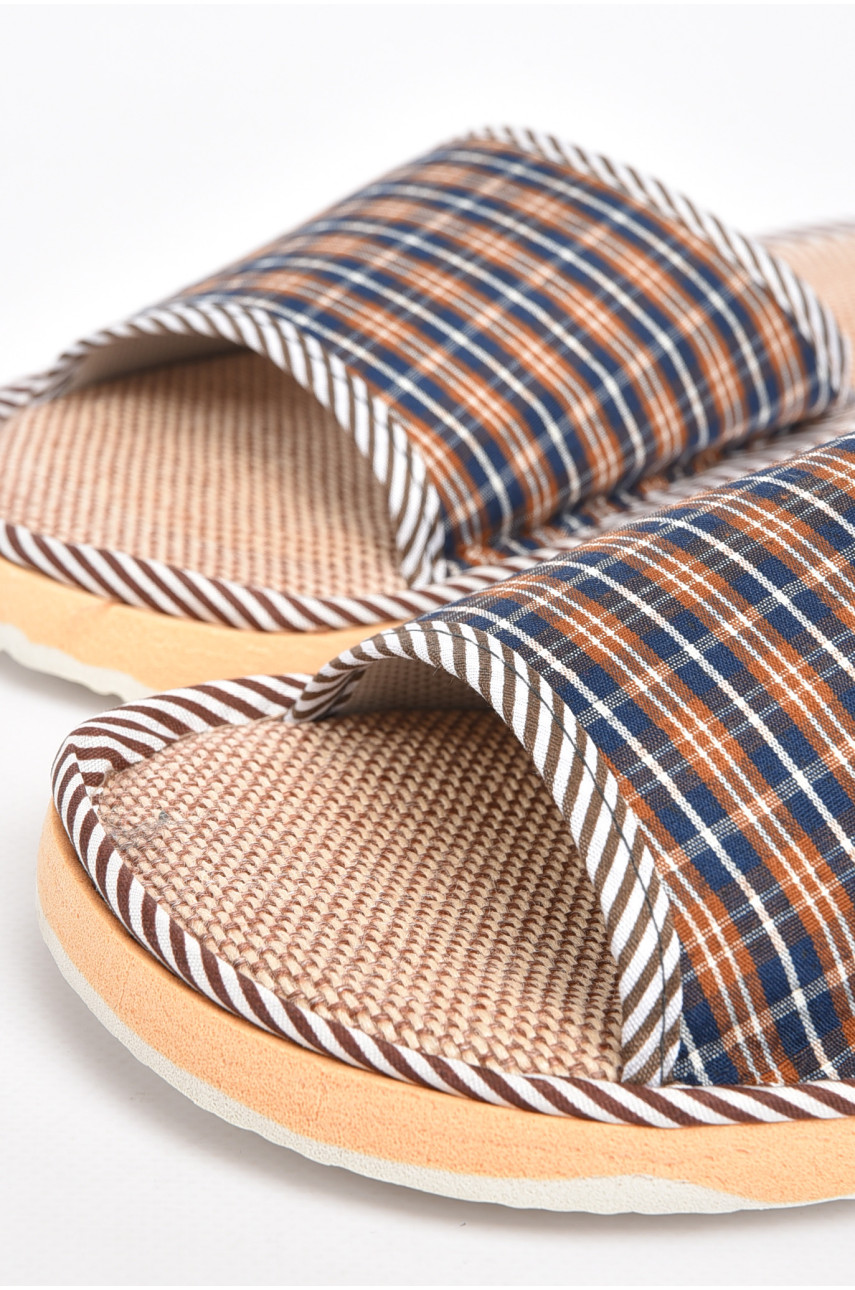 Тапочки комнатные мужские коричневого цвета sp-031 189334