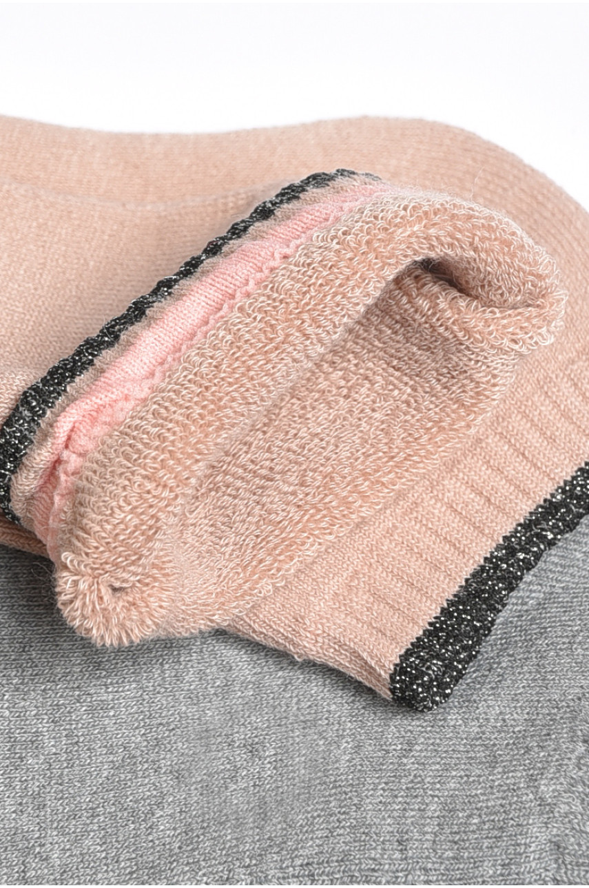 Набір шкарпеток жіночих махрових 3 штуки 605-1 189338