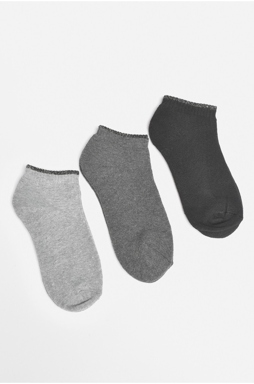 Набор носков женских махровых 3 штуки 605-1 189339