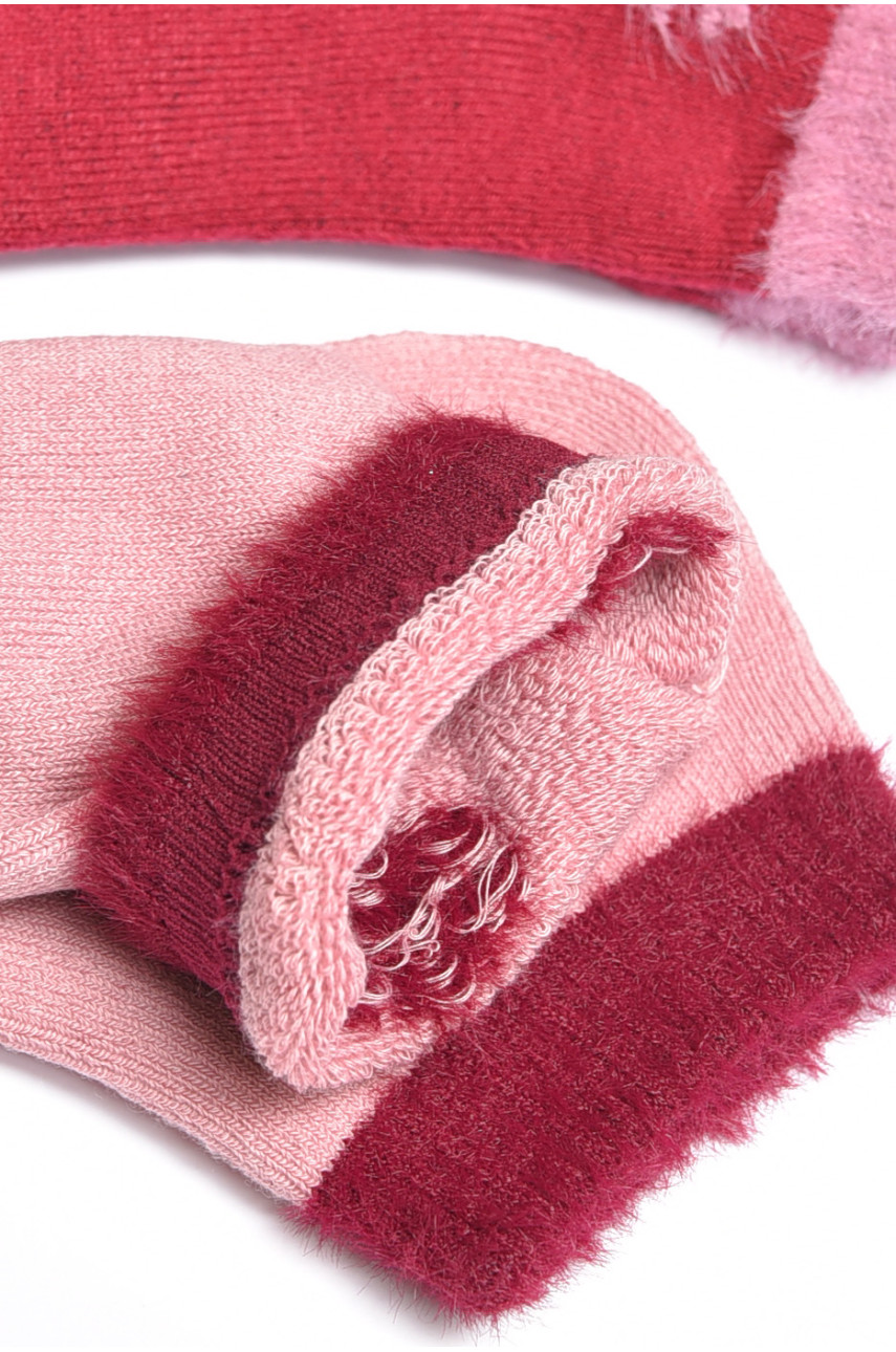 Набір шкарпеток жіночих махрових 3 штуки 605-4 189361