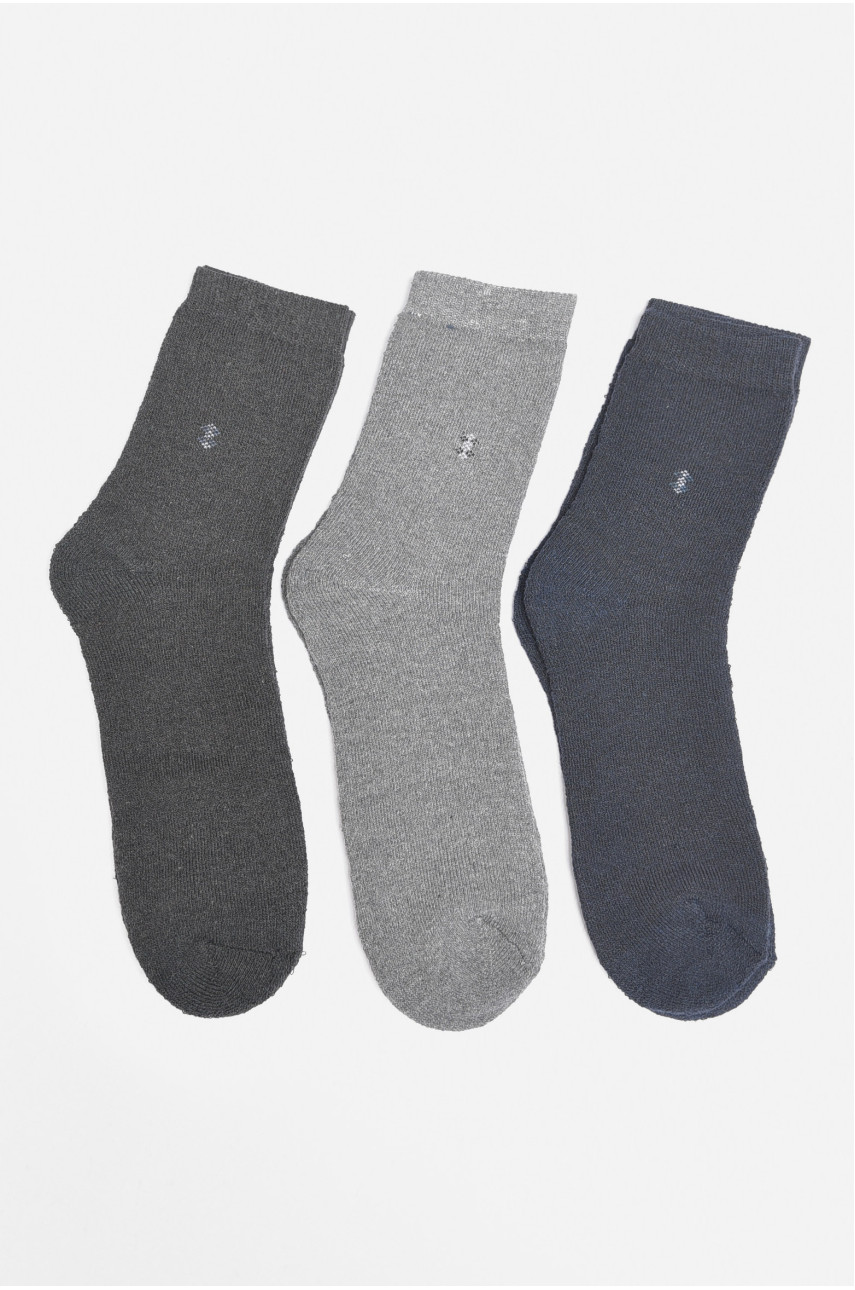 Набор носков мужских махровых 3 штуки 707-7 189378