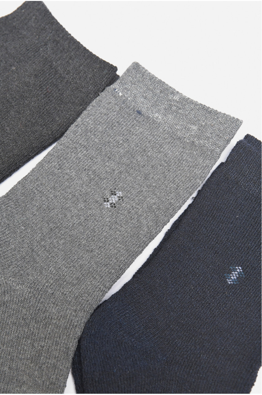 Набор носков мужских махровых 3 штуки 707-7 189378