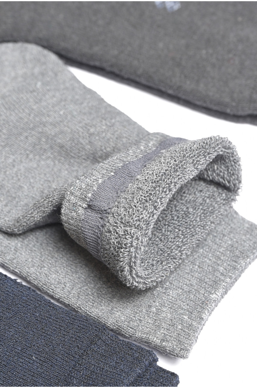 Набор носков мужских махровых 3 штуки 707-7 189378 Набор носков мужских махровых 3 штуки 707-7 189378