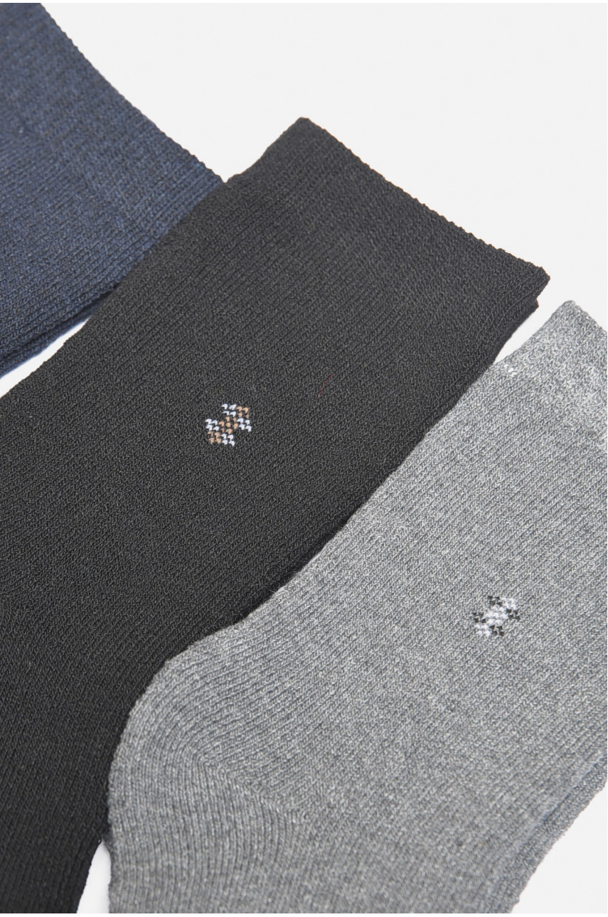 Набор носков мужских махровых 3 штуки 707-7 189380