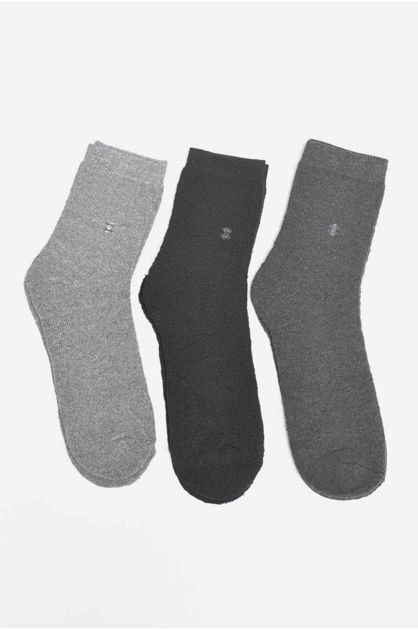 Набор носков мужских махровых 3 штуки 707-7 189381