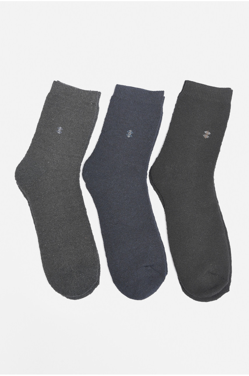 Набор носков мужских махровых 3 штуки 707-7 189382