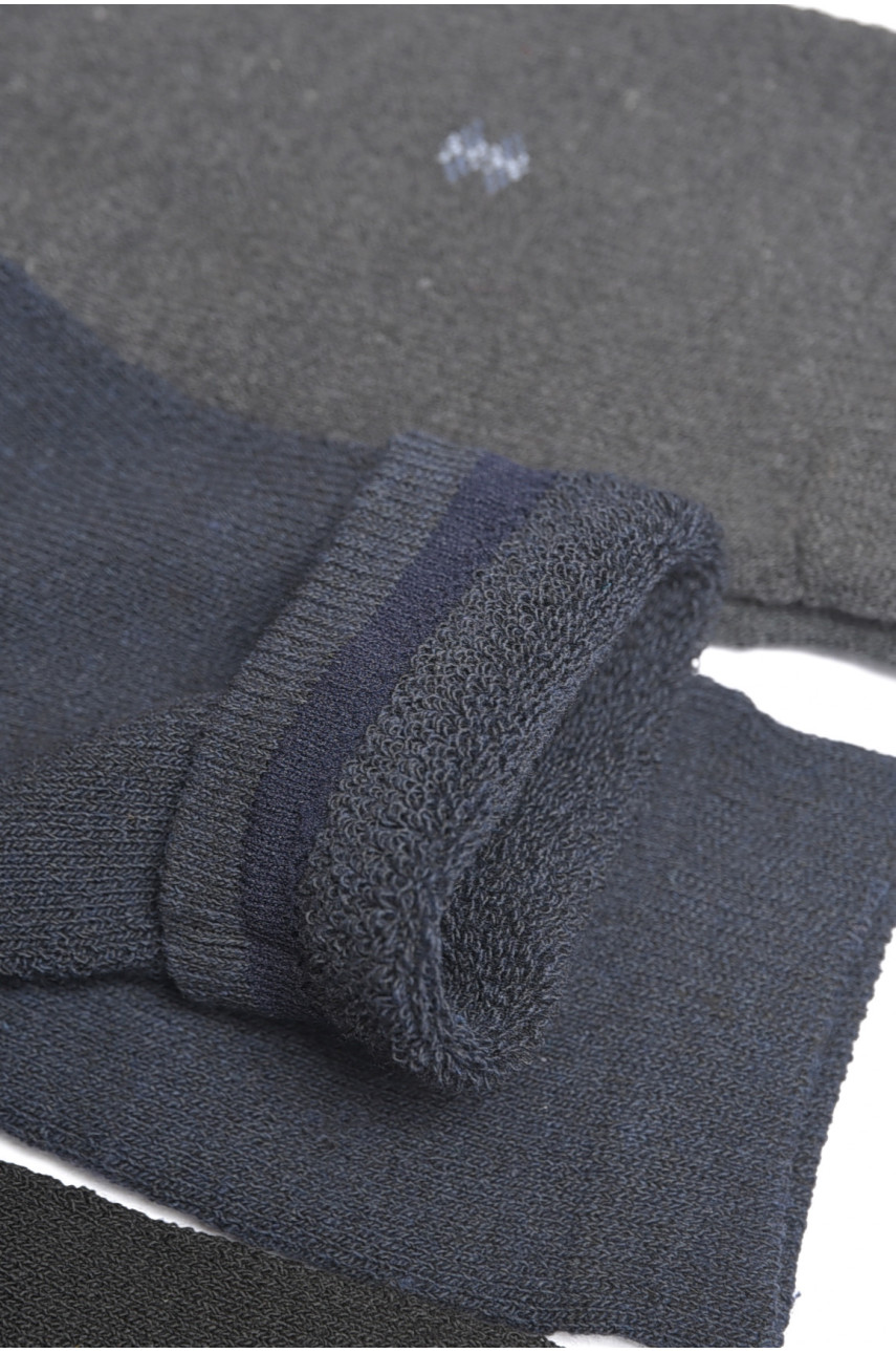 Набор носков мужских махровых 3 штуки 707-7 189382