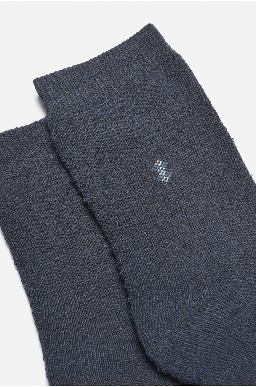 Носки мужские махровые темно-синего цвета 707-7 189387