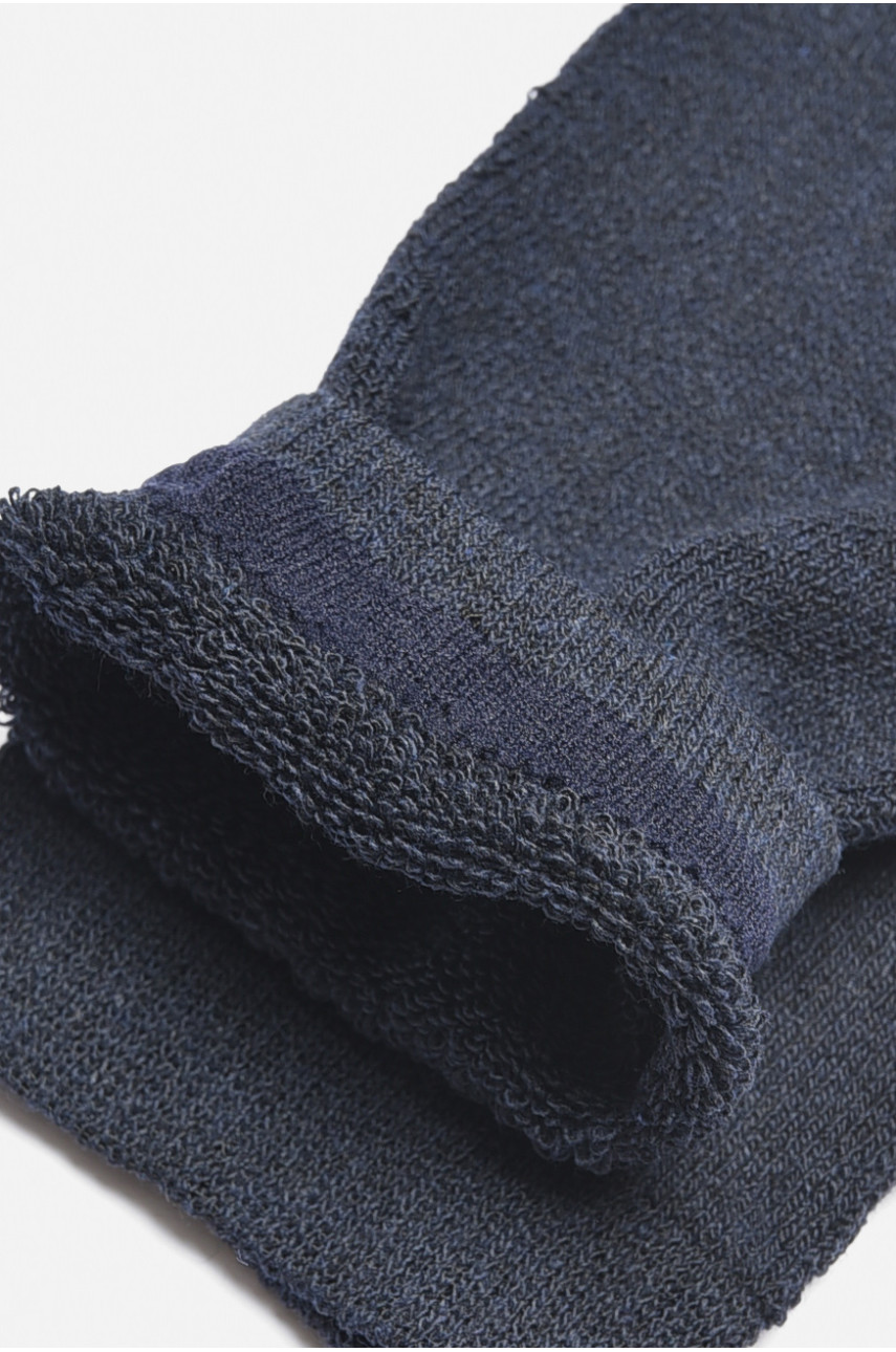 Носки мужские махровые темно-синего цвета 707-7 189387