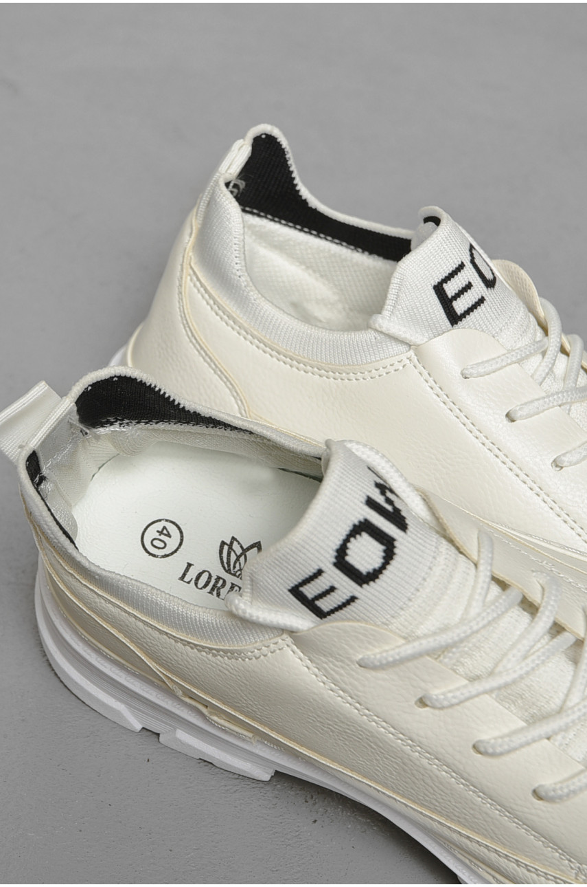 Туфлі чоловічі білого кольору Т19-2 189410