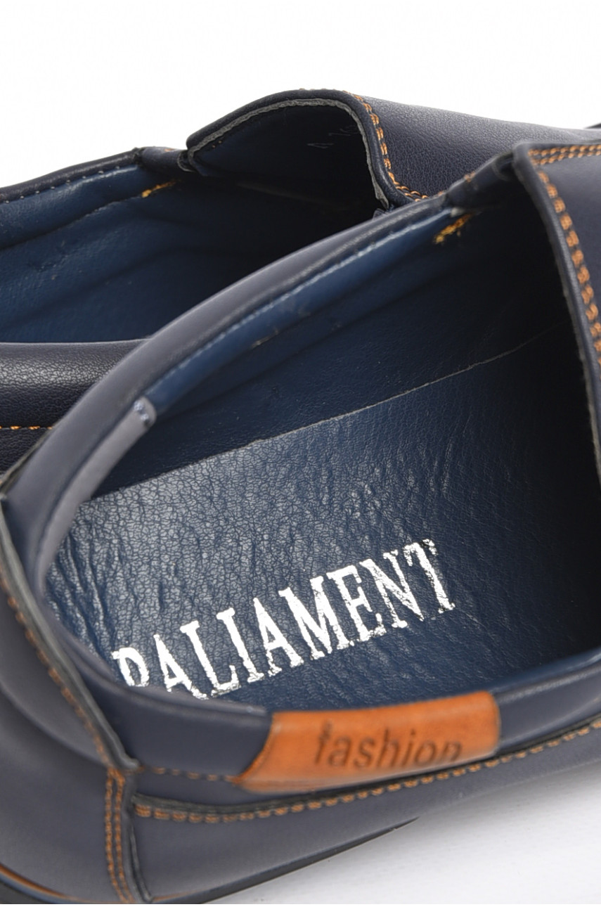 Туфли мужские синего цвета А1681-1 189411