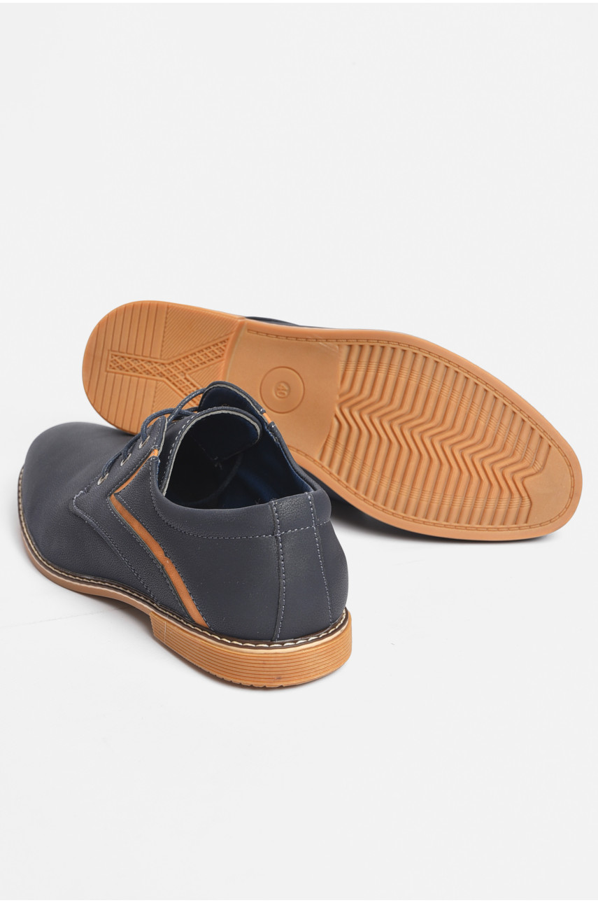 Туфлі чоловічі синього кольору А1227-1 189412