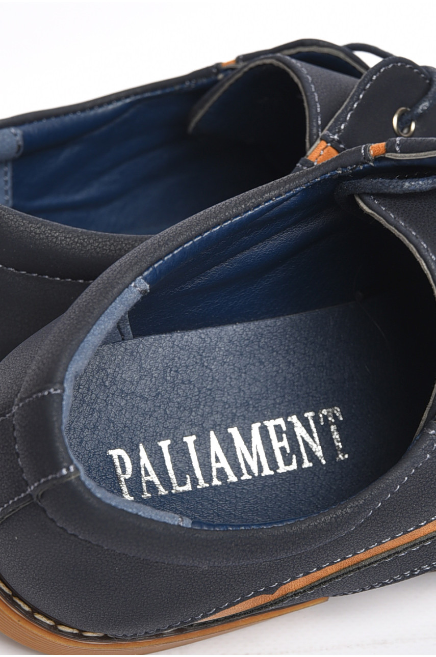 Туфлі чоловічі синього кольору А1227-1 189412