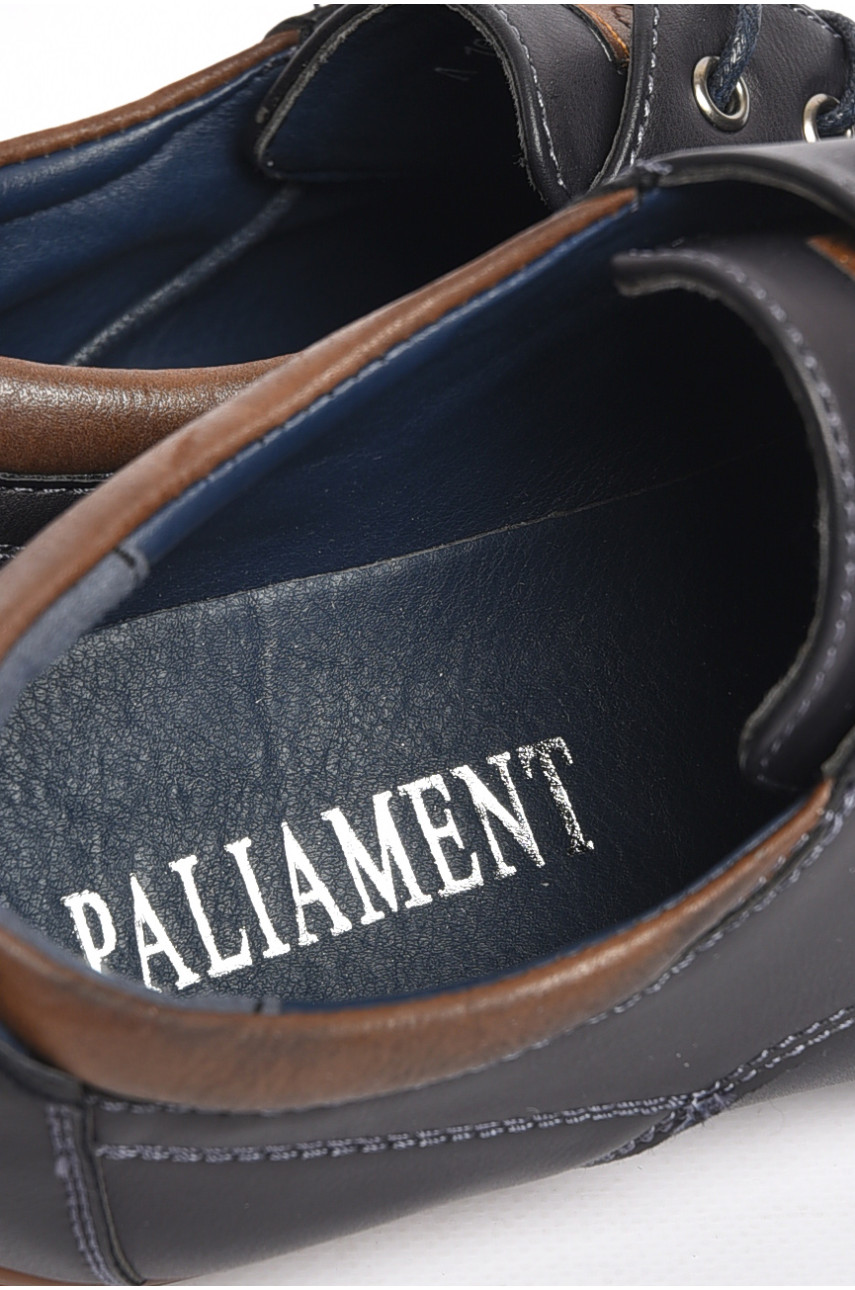 Туфлі чоловічі синього кольору А1022-1 189417