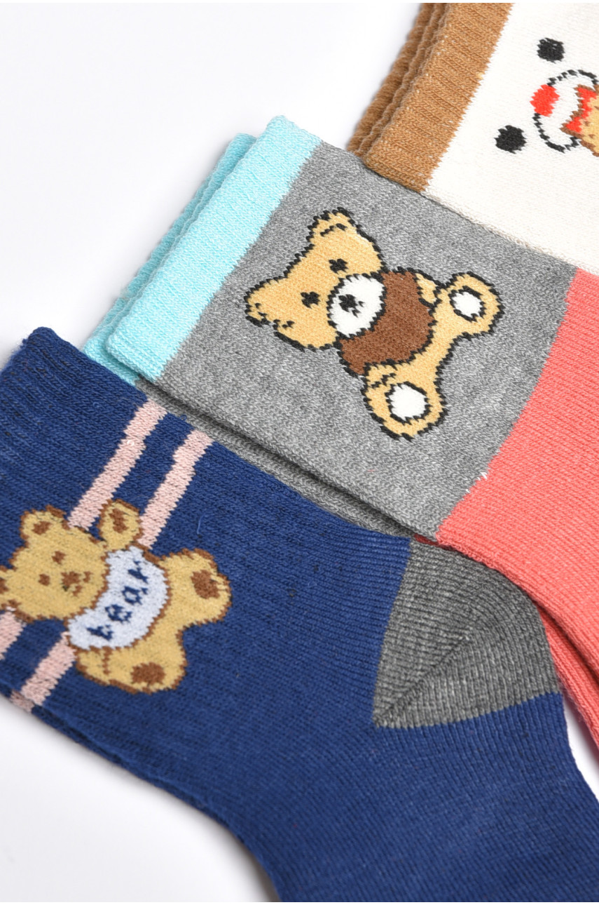 Набор носков детских для девочки 3 штуки 4035 189428