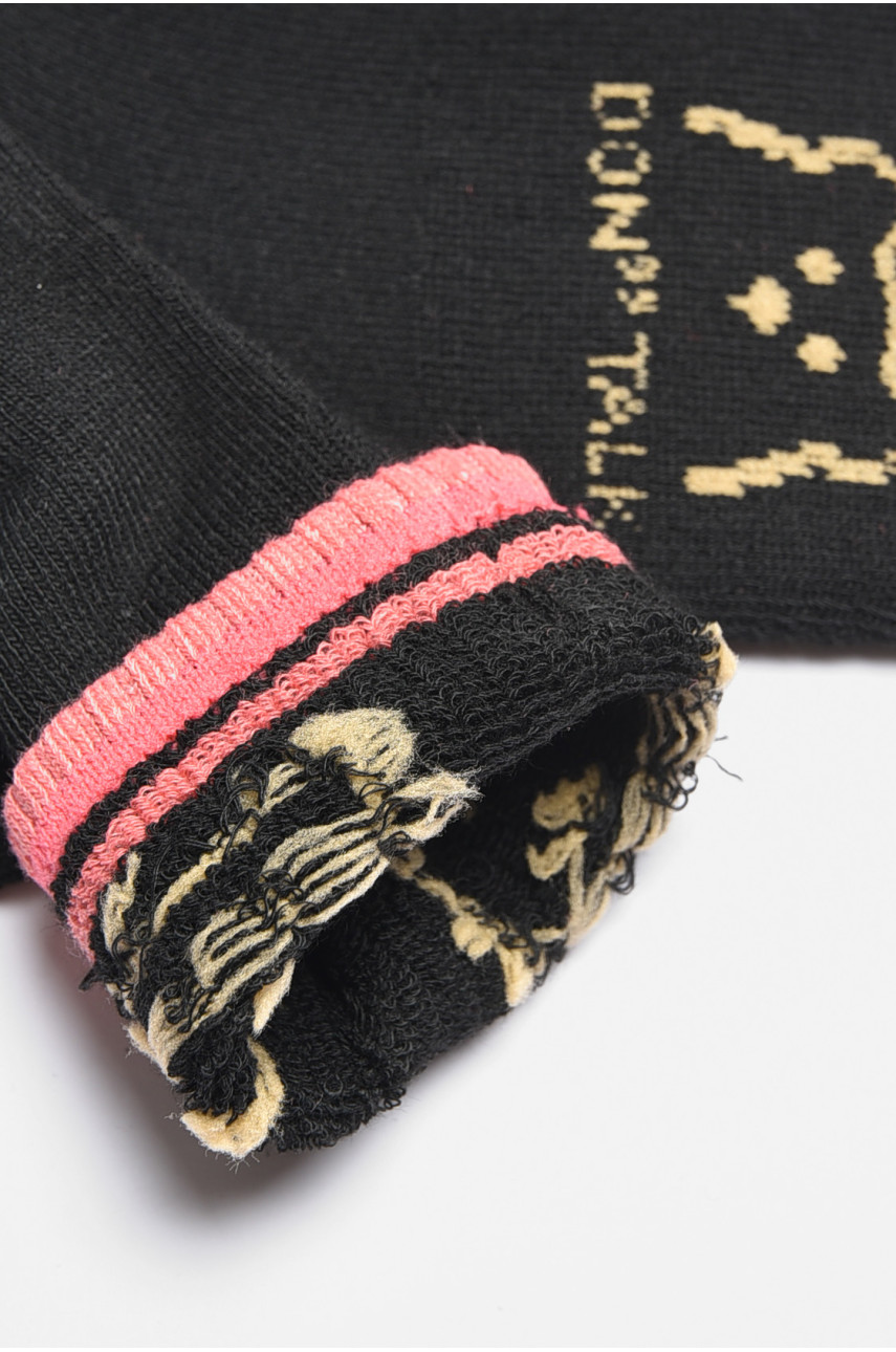 Носки детские для девочки черного цвета 4035 189431 Носки детские для девочки черного цвета 4035 189431